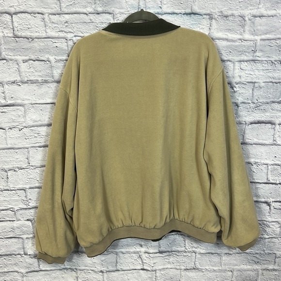 Wedge Golf And Beyond Reversible Jacket Size XL 1/4 Zip Front Windbreaker fleece - Picture 10 of 10